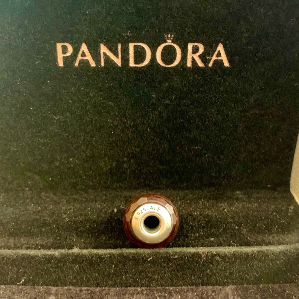 Authentic Pandora Purple Glass Bead - Picture 2 of 4